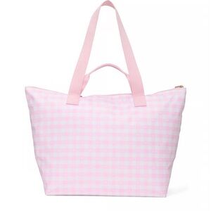 Pink x LoveShackFancy Gingham Tote Bag